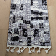 Load image into Gallery viewer, Moroccan Grey Patchwork Runner Rugs - Lush