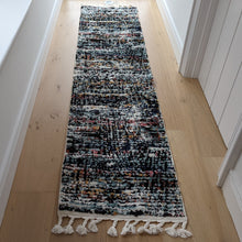 Load image into Gallery viewer, Multicoloured Abstract Shaggy Runner Rug- Lush