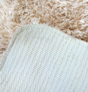 Champagne Washable and Non Slip Shaggy Rug - Reno