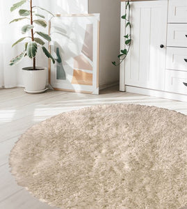 Champagne Washable and Non Slip Shaggy Rug - Reno