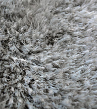 Load image into Gallery viewer, Grey Washable and Non Slip Thick Shaggy Rug - Reno