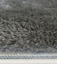 Load image into Gallery viewer, Grey Washable and Non Slip Thick Shaggy Rug - Reno