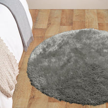 Load image into Gallery viewer, Grey Washable and Non Slip Thick Shaggy Rug - Reno
