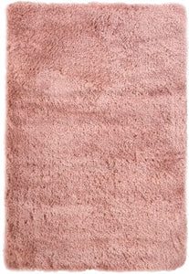 Blush Pink Washable and Non Slip Shaggy Rug - Reno