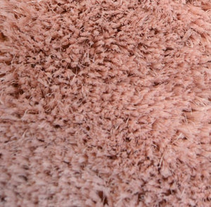 Blush Pink Washable and Non Slip Shaggy Rug - Reno