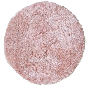 Blush Pink Washable and Non Slip Shaggy Rug - Reno