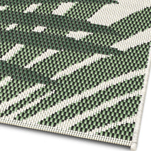 Load image into Gallery viewer, Green Tropical Washable Outdoor Rug - Ota