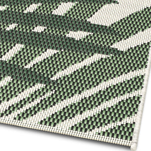 Green Tropical Washable Outdoor Rug - Ota