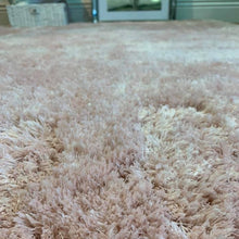 Load image into Gallery viewer, Washable Pink Shaggy Living Room Rug - Savi