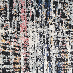 Multicoloured Abstract Shaggy Runner Rug- Lush