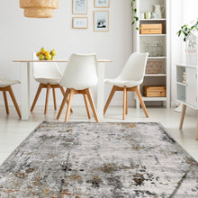 Load image into Gallery viewer, Grey Ombre Abstract Living Room Rug - Tuscana