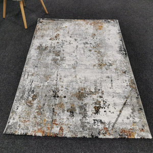 Grey Ombre Abstract Living Room Rug - Tuscana