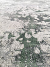 Load image into Gallery viewer, Emerald Green and Grey Abstract Rug - Tronso