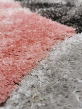 Load image into Gallery viewer, Blush Pink Pebbles Shaggy Rugs - Verge