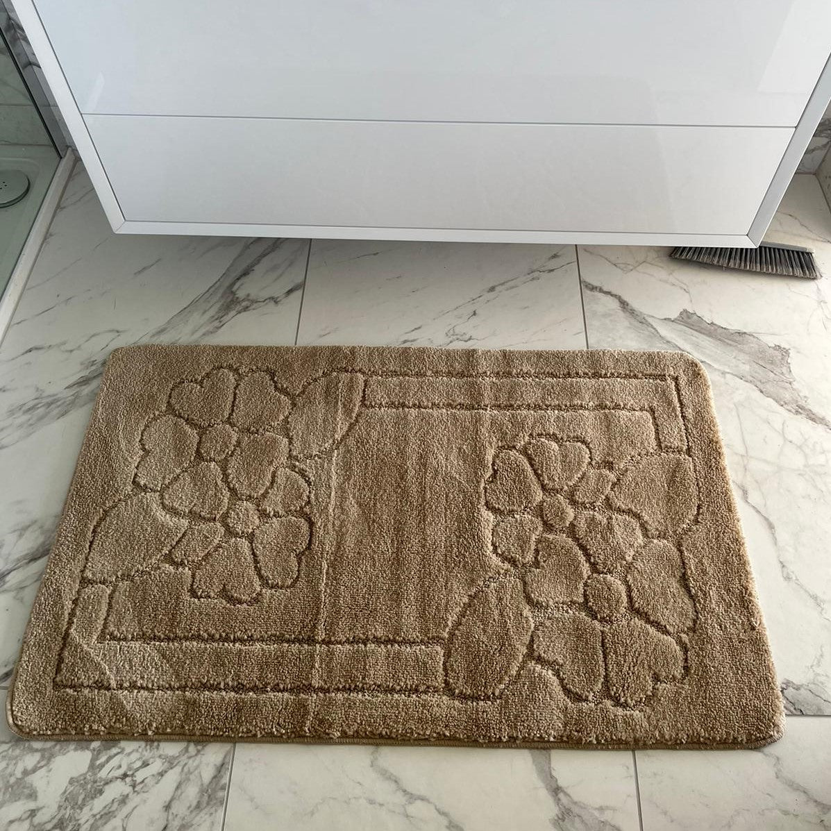 Bathroom Beige Mat
