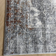 Load image into Gallery viewer, Grey Distressed Medallion Traditional Area Rug - Orion