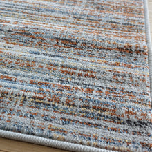 Load image into Gallery viewer, Grey and Multi Scandi Striped Area Rug - Orion