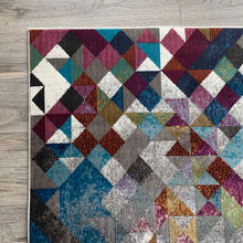 Load image into Gallery viewer, Multi Geometric Flatweave Rug - Capella